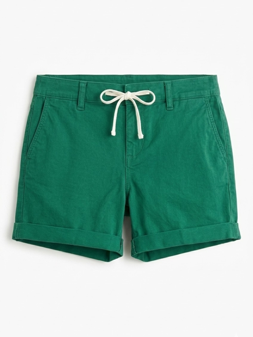 PLUS ' TORRID Green Drawstring Cuffed Chino Shorts